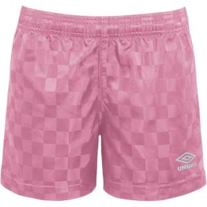imageUmbro Girls Checkerboard ShortRosebloom