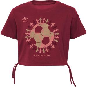 imageUmbro Girls Cinched Bottom TeeRhubarb