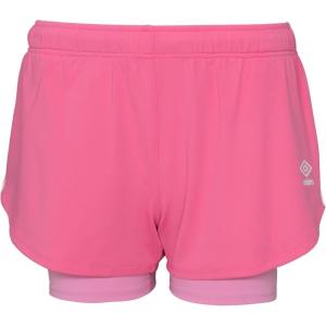 imageUmbro Girls Dolphin Hem ShortFuschia FedoraMarshmallow