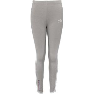 imageUmbro Girls High Waisted LeggingLight Heather GreyWhite