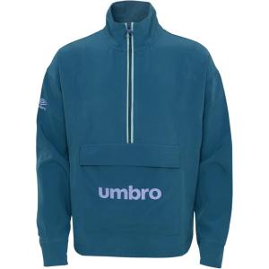 imageUmbro Girls Pullover Halfzip JacketBlue CoralDigital Violet