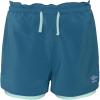 imageUmbro Girls 2 in 1 Running ShortBlue CoralEggshell Blue