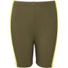 imageUmbro Girls High Waisted Bike ShortBurnt OliveSunny Lime
