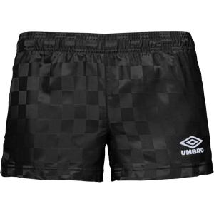 imageUmbro Womens Checkerboard ShortBlack BeautyWhite