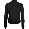 imageUmbro Womens Pivot Mock Neck Full Zip Knit TopBlack Beauty