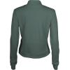 imageUmbro Womens Pivot Mock Neck Full Zip Knit TopSage LeafBay Leaf