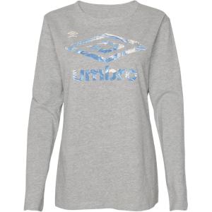 imageUmbro Womens LS Graphic TeeHeather Grey