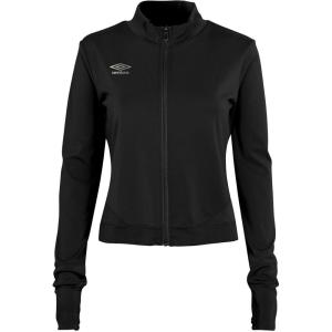 imageUmbro Womens Pivot Mock Neck Full Zip Knit TopBlack Beauty