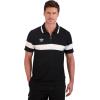 imageUmbro Mens 14 Zip French Terry PoloBlack