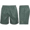 imageUmbro Mens Checkerboard ShortSage LeafBay Leaf