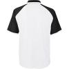 imageUmbro Mens Retro Spin Johnny Collar JerseyBlack BeautyWhite