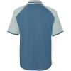 imageUmbro Mens Retro Spin Johnny Collar JerseySilver BlueIndian Teal
