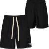 imageUmbro Mens Solid Crinkle Nylon ShortBlack BeautyWhite