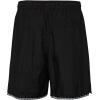 imageUmbro Mens Solid Crinkle Nylon ShortBlack BeautyWhite
