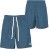 imageUmbro Mens Solid Crinkle Nylon ShortIndian TealSilver Blue