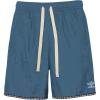 imageUmbro Mens Solid Crinkle Nylon ShortIndian TealSilver Blue