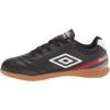 imageUmbro Boys Classico X Jr Indoor Soccer ShoeBlackWhiteRed