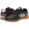 imageUmbro Boys Classico X Jr Indoor Soccer ShoeBlackWhiteRed
