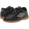 imageUmbro Boys Classico XI IC Jr Soccer Indoor ShoeBlackGrey