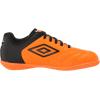 imageUmbro Boys Classico XI IC Jr Soccer Indoor ShoeOrangeBlackWhite