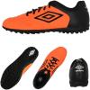 imageUmbro Boys Classico Xi Tf Jr Soccer Turf ShoeOrangeBlackWhite