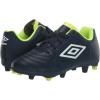 imageUmbro Boys Classico11 Fg Jr Soccer CleatNavyWhiteSafety Yellow