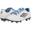 imageUmbro Boys Classico11 Fg Jr Soccer CleatWhiteBlackBlue
