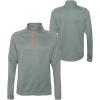 imageUmbro Mens Pro Training Hybrid 12 Zip TopChinois Green  Geranium