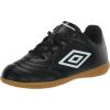 imageUmbro Boys Classico XI IC Jr Soccer Indoor ShoeBlackWhite