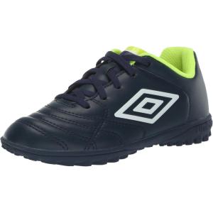 imageUmbro Boys Classico Xi Tf Jr Soccer Turf ShoeNavyWhiteSafety Yellow