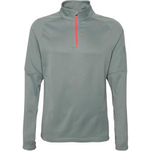 imageUmbro Mens Pro Training Hybrid 12 Zip TopChinois Green  Geranium