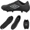 imageUmbro Mens Classico Xi Fg Soccer CleatBlackGrey