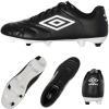 imageUmbro Mens Classico Xi Fg Soccer CleatBlackWhite
