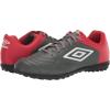 imageUmbro Mens Classico Xi Tf Soccer Turf ShoeGunmetalRedWhite