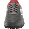 imageUmbro Mens Classico Xi Tf Soccer Turf ShoeGunmetalRedWhite