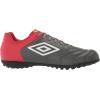 imageUmbro Mens Classico Xi Tf Soccer Turf ShoeGunmetalRedWhite