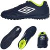 imageUmbro Mens Classico Xi Tf Soccer Turf ShoeNavyWhiteSafety Yellow