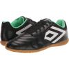 imageUmbro Mens Sala 5 Ic Indoor Soccer ShoeBlackWhiteGreen