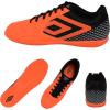 imageUmbro Mens Sala 5 Ic Indoor Soccer ShoeOrangeBlackWhite