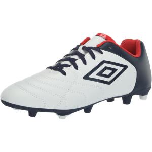 imageUmbro Mens Classico Xi Fg Soccer CleatWhiteNavyRed