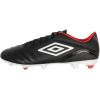 imageUmbro Mens Classico 12 Fg Soccer CleatBlackWhiteRed