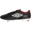 imageUmbro Mens Classico 12 Fg Soccer CleatBlackWhiteRed