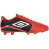 imageUmbro Mens Classico 12 Fg Soccer CleatRedWhiteBlack
