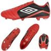 imageUmbro Mens Classico 12 Fg Soccer CleatRedWhiteBlack