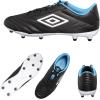 imageUmbro Mens Tocco 3 Club Fg Soccer CleatBlackWhiteBlue