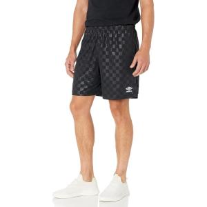 imageUmbro Mens Checkered ShortBlack