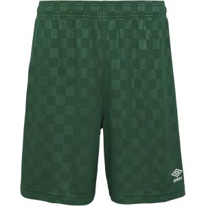 imageUmbro Mens Checkered ShortForest Green