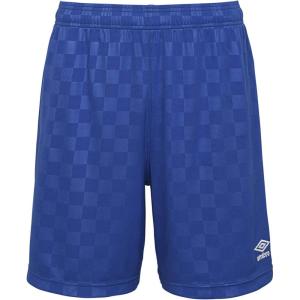 imageUmbro Mens Checkered ShortRoyal Blue