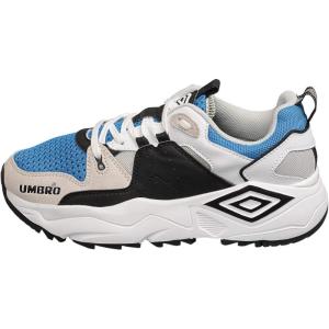 imageUmbro Mens Runner SneakerWhiteBlackIbiza BlueGrey