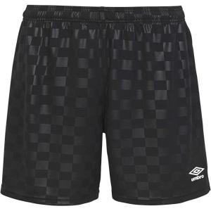 imageUmbro Womens Checkered ShortBlack